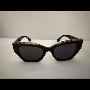 Burberry Black and Tan Sunglasses